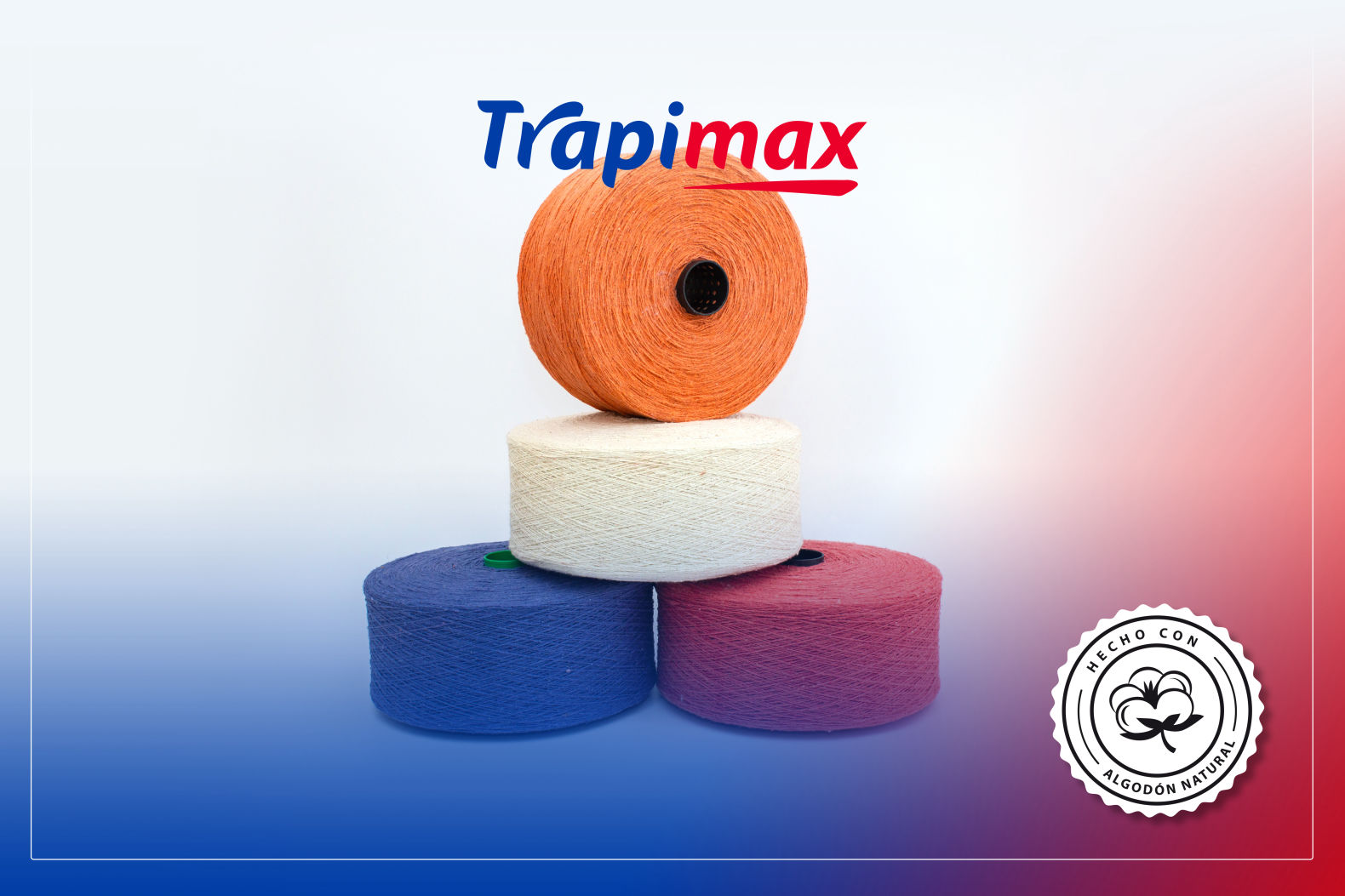 Fabricación de trapeadores y jergas, hechos con fibras de algodón 100% natural.